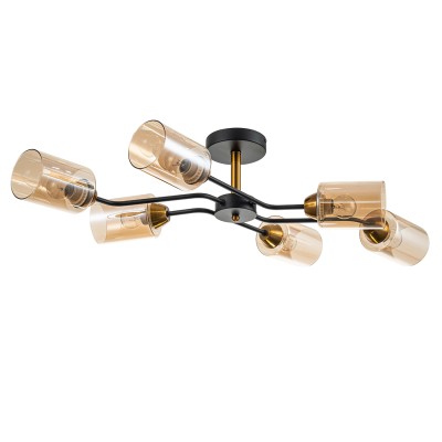 Светильники На штанге Escada 1131/6P E27*60W Black/Gold