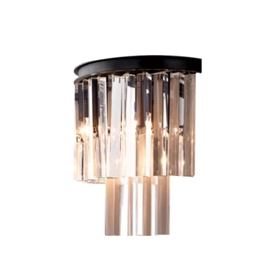Настенный светильник Delight Collection KR0387W-2B black/clear