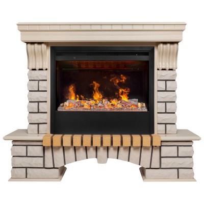 Электрокамин Country 26 WT с очагом 3D Helios 26 SBG