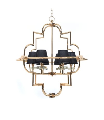 Подвесная люстра Lumina Deco Baltimore LDP 8020-6 GD+BK