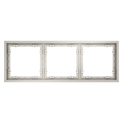 Рамка пластиковая VOLTUM S70 на 3 поста, (кашемир)