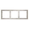 Рамка пластиковая VOLTUM S70 на 3 поста, (кашемир)