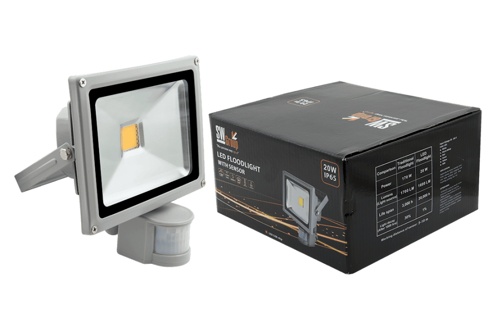 Прожектор светодиодный COB FL-COB-20-WW-S 002277