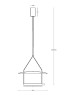 Подвесной светильник Maytoni MOD280PL-L30B3K