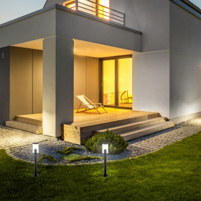 Светильники на столбе  Escada 30003G/01 E27*40W IP44 Dark grey