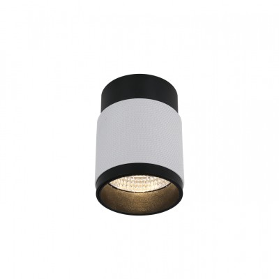 Светильник накладной iLEDEX Delta 1955-10W-3000K-36 BK+WH