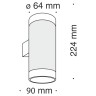 Настенный светильник (бра) Technical C027WL-L10W