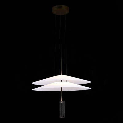 SL6101.403.01 Люстра подвесная ST-Luce Черный/Белый LED 1*15W 3000K