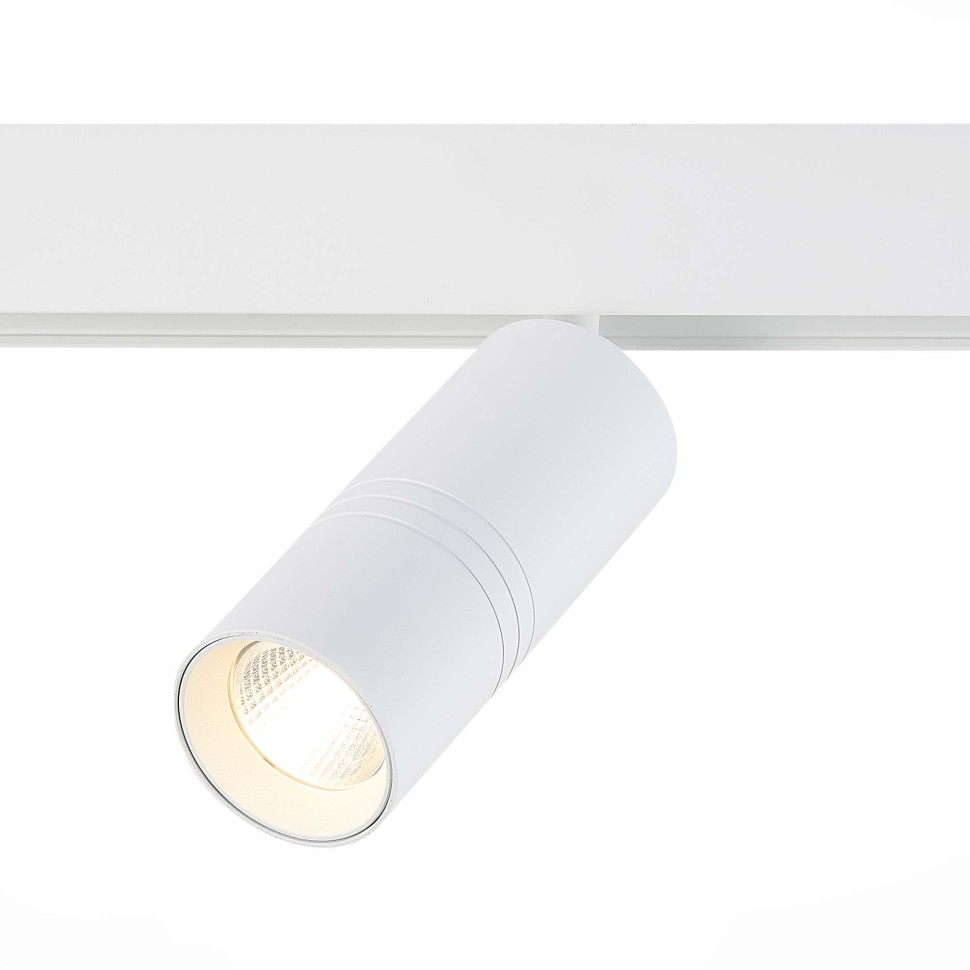 ST365.536.18 Магнитный трековый светильник белый LED 1*18W 3000K 1 530Lm Ra>80 36° IP20 L-xW60xH148 48V