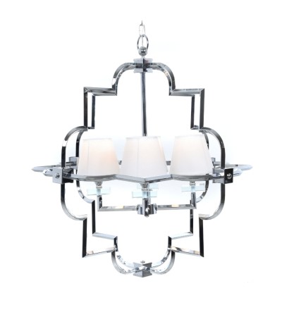 Подвесная люстра Lumina Deco Baltimore LDP 8020-4 CHR+WT