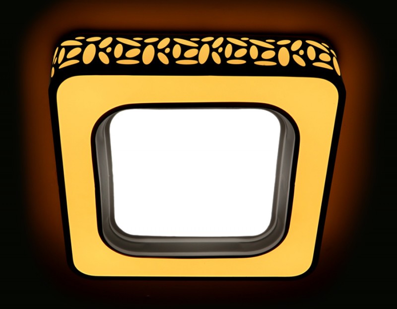 Накладной светильник Ambrella Light F212 WH 80W D440*440