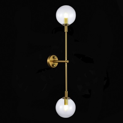 SL1506.201.02 Бра ST-Luce Золотистый/Прозрачный G9 2*5W 4000K