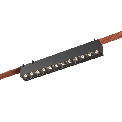 ST455.446.12 Св-к трек. Черный LED 1*12W 4000K 1 050Lm Ra90 24/40 IP20 L323xW40xH45 48V