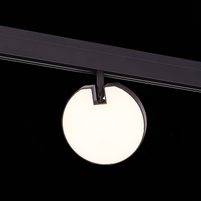 ST359.436.15 Магнитный трековый светильник Черный LED 1*15W 3000K 760Lm Ra&gt;80 120° IP20 L150xW28xH21