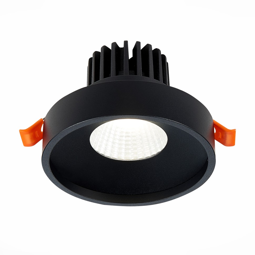 ST751.438.10 Св-к встр. Черный LED 1*10W 3000K 750Lm Ra>90 38° IP20 D100xH75 170-240V