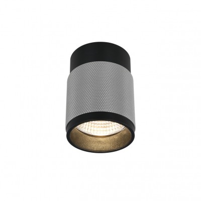 Светильник накладной iLEDEX Delta 1955-10W-3000K-36 BK+SL