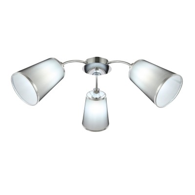 SLE103002-03 Светильник потолочный Хром/Черный E14 3*40W