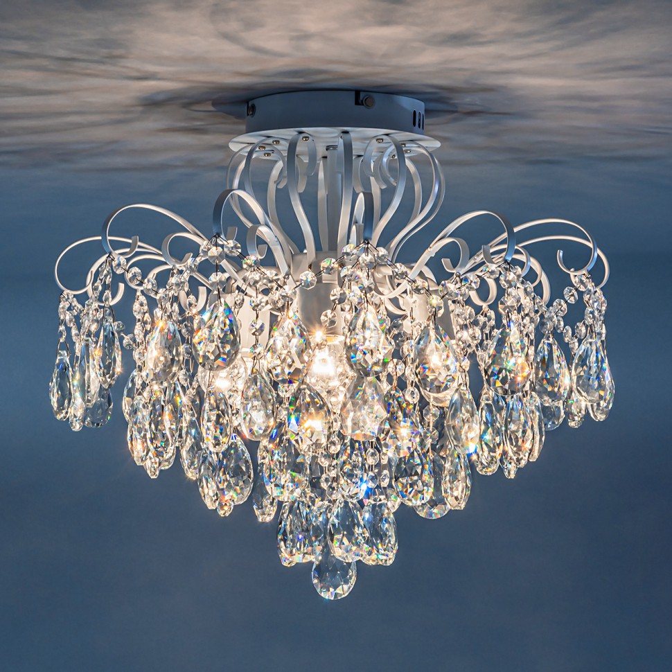 Люстры Потолочные Escada 1121/6PL E27*60W White/Silver