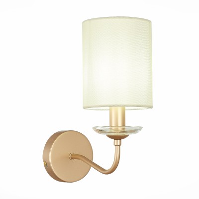 SLE108001-01 Светильник настенный Золотистый/Бежевый E14 1*40W