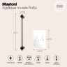 Настенный светильник (бра) Maytoni MOD413WL-L6B3K