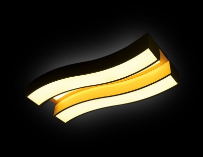 Накладной светильник Ambrella Light FP2422 WH 60W+24W D690*300