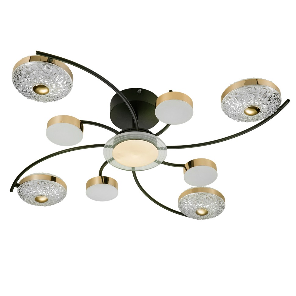 Светильники Потолочные Escada 10208/8 LED*110W Black/Gold