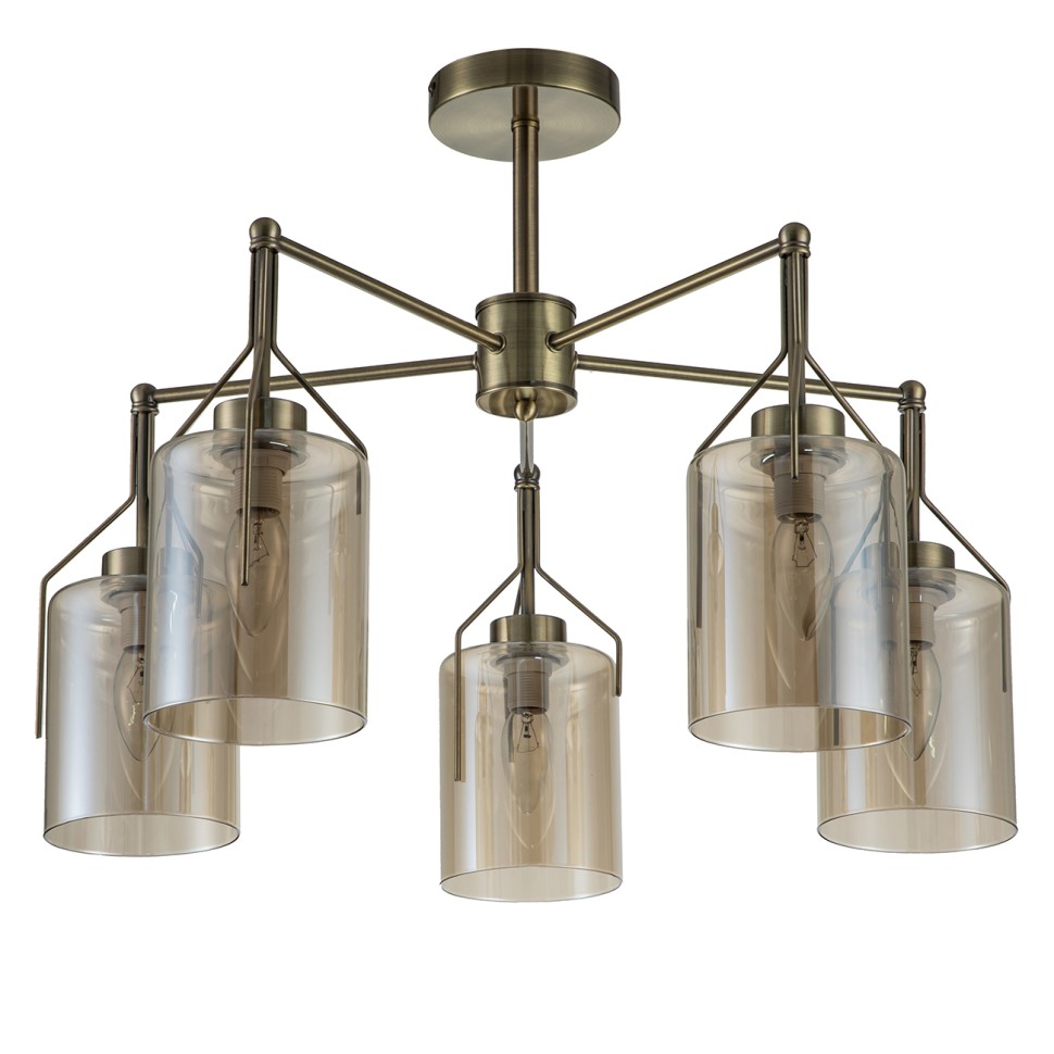Люстры На штанге Escada 688/5P E14*40W Brass