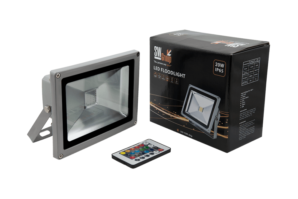 Прожектор светодиодный COB RGB FL-COB-20-RGB 002282