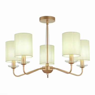 SLE108002-05 Светильник потолочный Золотистый/Бежевый E14 5*40W