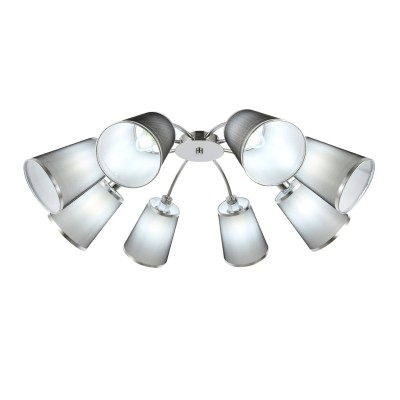 SLE103002-08 Светильник потолочный Хром/Черный E14 8*40W