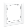 Рамка стеклянная VOLTUM S70 на 1 пост, (белый,матовый,стекло)