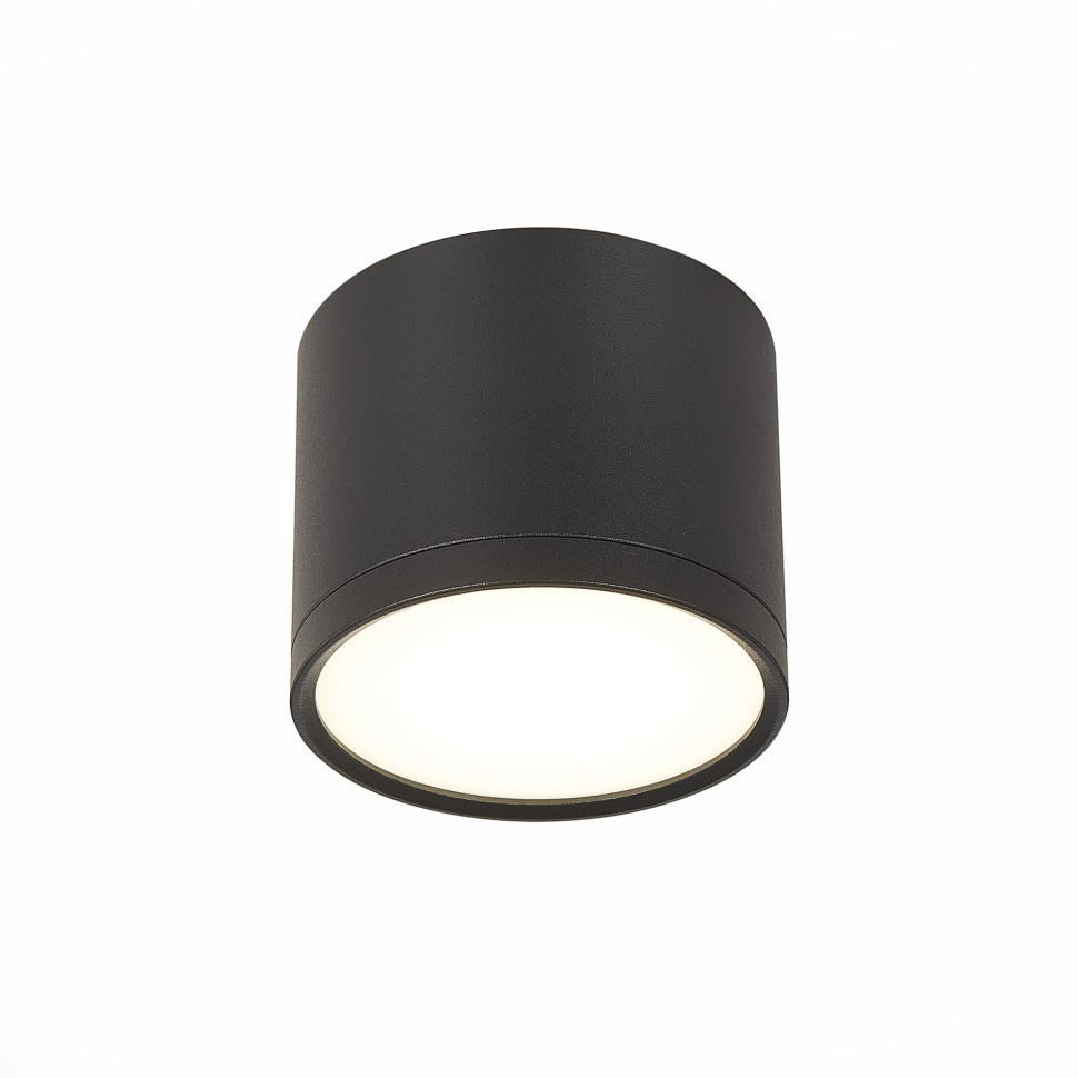 ST113.442.09 Светильник потолочный Черный LED 1*9W 4000K 702Lm Ra>80 120° IP20 D88xH75 170-240V