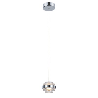 Подвесной светильник Delight Collection MD22030002-1A chrome/clear