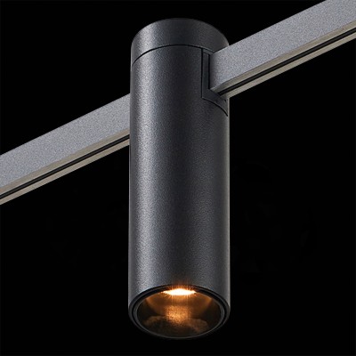 ST810.406.05 Магнитный трековый светильник FARM Черный LED 1*5W 3000K 227Lm Ra90 60 IP20 D35xH112 24