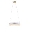 SL383.203.01 Светильник подвесной ST-Luce Золотистый/Золотистый, Прозрачный LED 1*34W 3000K