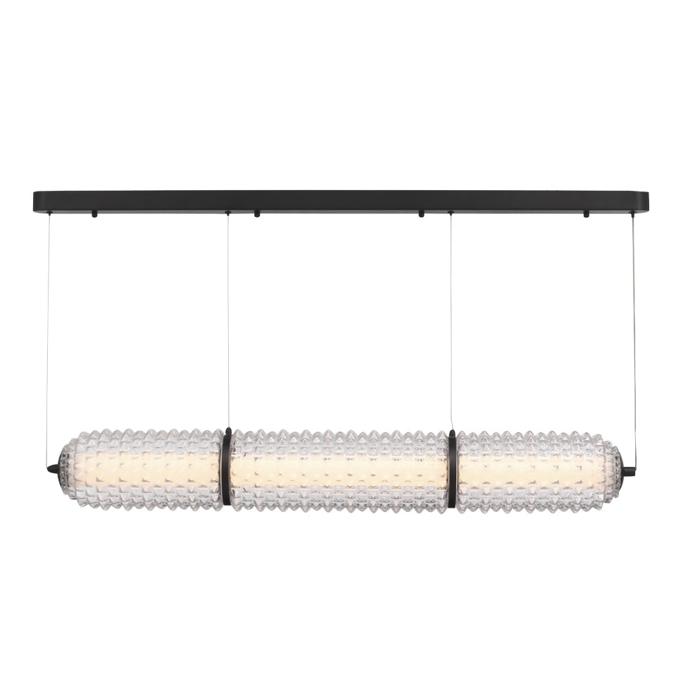 SL6144.413.01 Светильник подвесной ST-Luce черный/прозрачный LED 1*37W 4000K