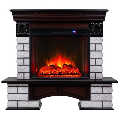 Электрокамин Country Lux Rock 25/25,5 AO с очагом Sparta 25,5