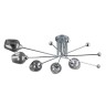 Люстры На штанге Escada 695/5P E14*40W Chrome