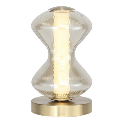 SL6136.204.01 Прикроватная лампа ST-Luce золото/коньячный LED 1*6W 3000K