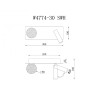Светильник настенный iLEDEX Telescope W4774-30 SWH