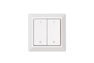 Настенная радио панель EASYBUS на 2 зоны, без батарейки ES-B-W-K2-NB 007498