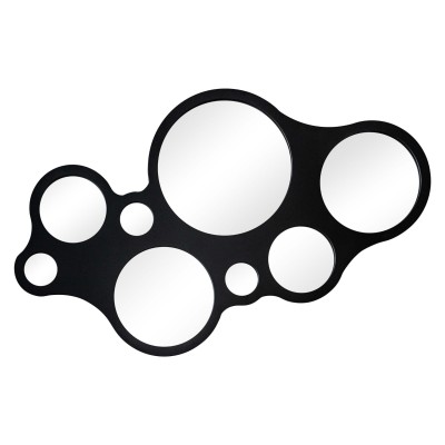 Зеркало BountyHome Round Eyes Black mv436-black