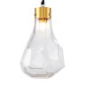 Подвесной светильник Delight Collection KR1197P-1 brass/clear