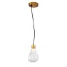 Подвесной светильник Delight Collection KR1197P-1 brass/clear