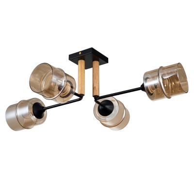 Светильники Потолочные Escada 699/4P E27*60W Black