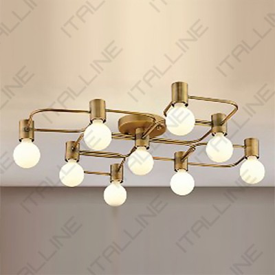 Накладная люстра ITALLINE Vega PL 6088/9 bronze