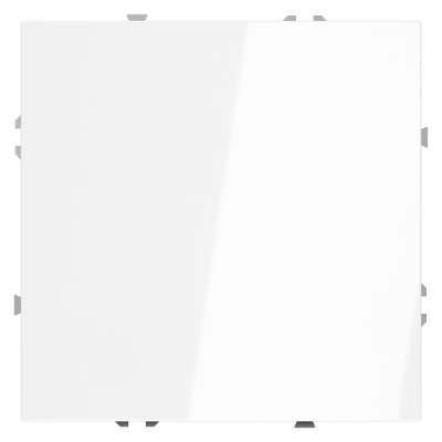 Заглушка VOLTUM S70 с суппортом, (белый глянцевый)