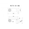 Светильник настенный iLEDEX Telescope W4774-30 SBK