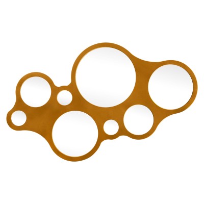 Зеркало BountyHome Round Eyes Gold mv436-gold