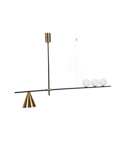 Подвесной светильник Lumina Deco Renzo LDP 6043-4 BK+MD